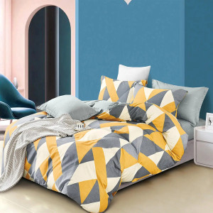 Спално бельо от 5 части Рубик - Памучен сатен